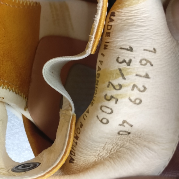 European designer EJECT heels Sunflower Marigold in genuine leather 40/9 - Picture 9 of 12